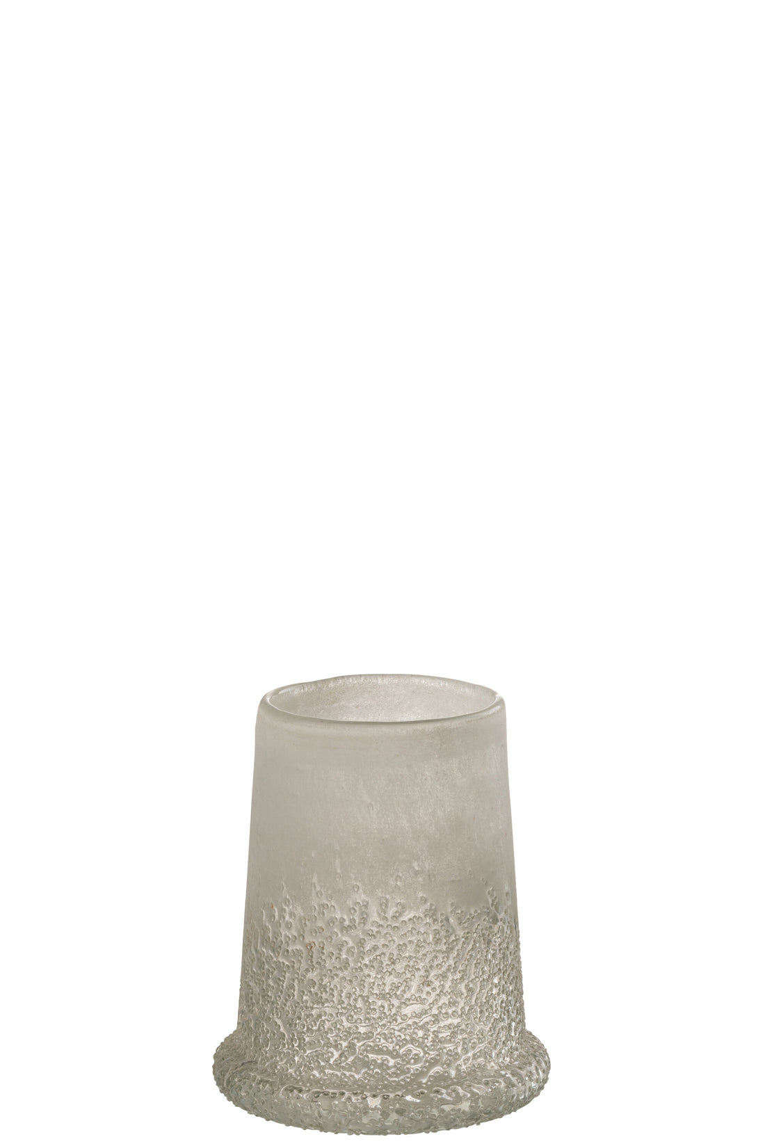 J-Line lantaarn Suiker Glas Wit Medium