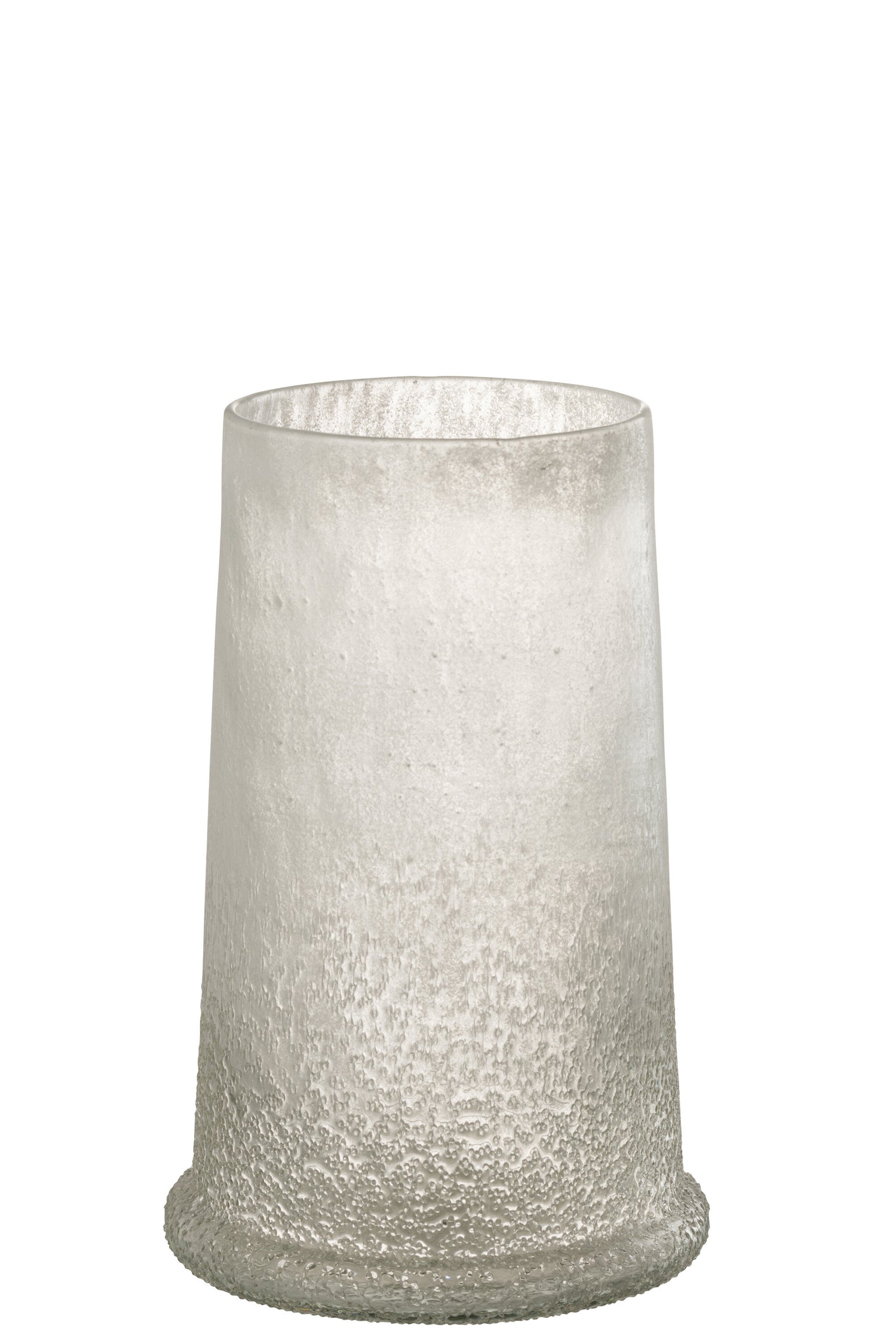 J-Line lantaarn Suiker Glas Wit Groot