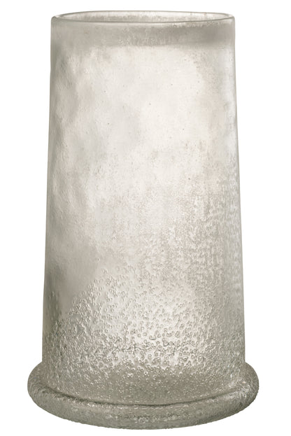 J-Line lantaarn Suiker Glas Wit Extra Large