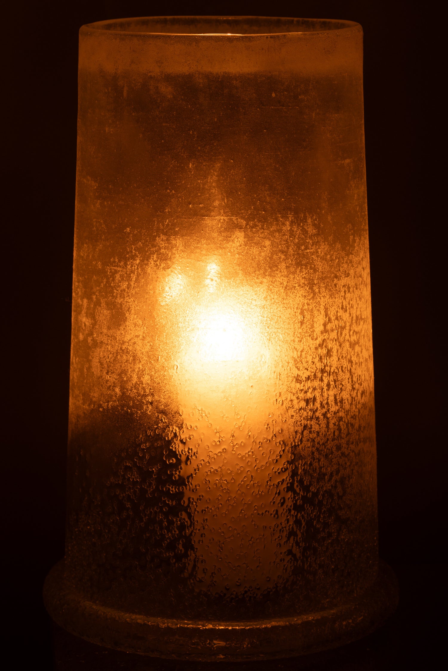 J-Line lantaarn Suiker Glas Wit Extra Large