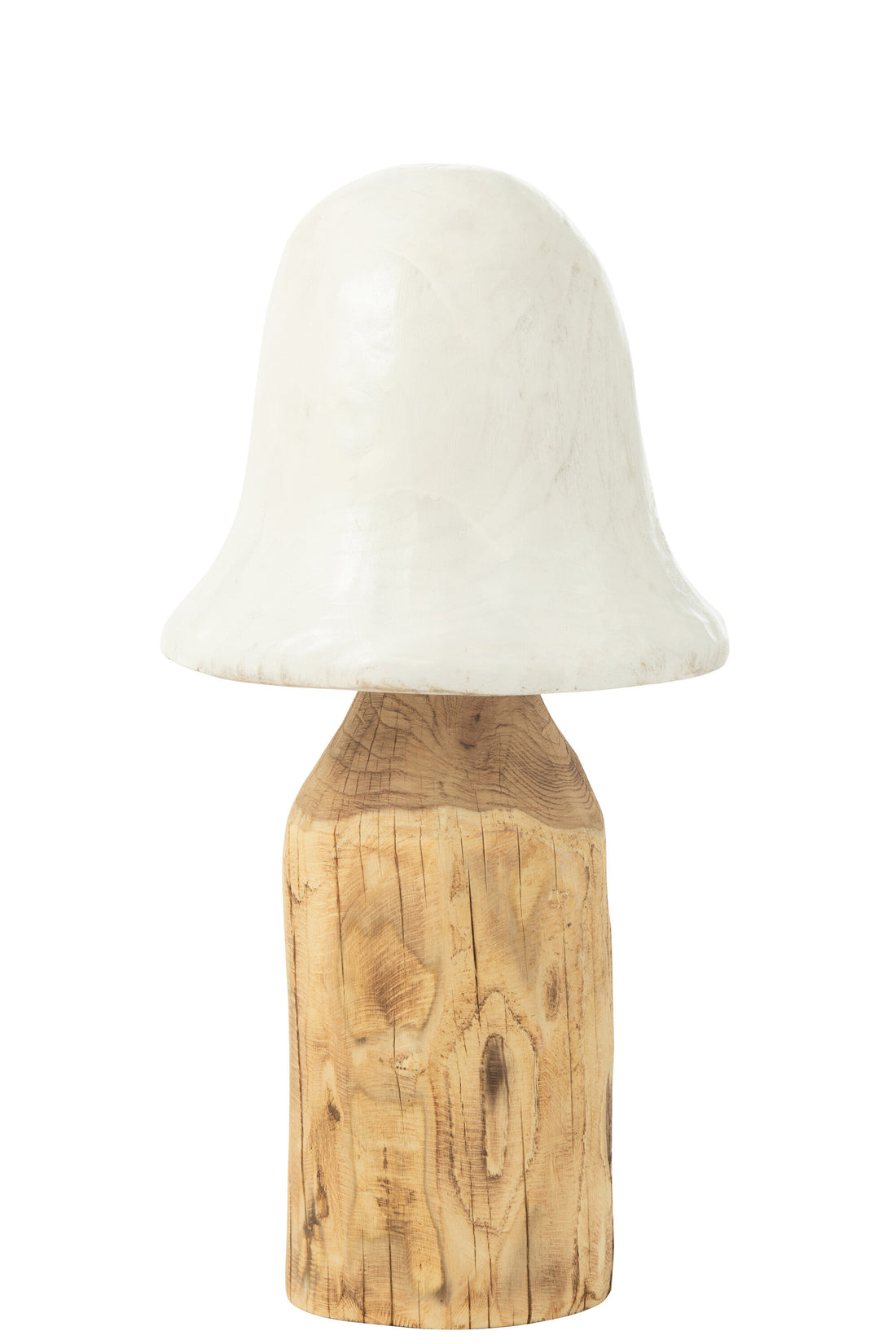 Paddenstoelklok Top Wit/Natuurlijk Extra Groot