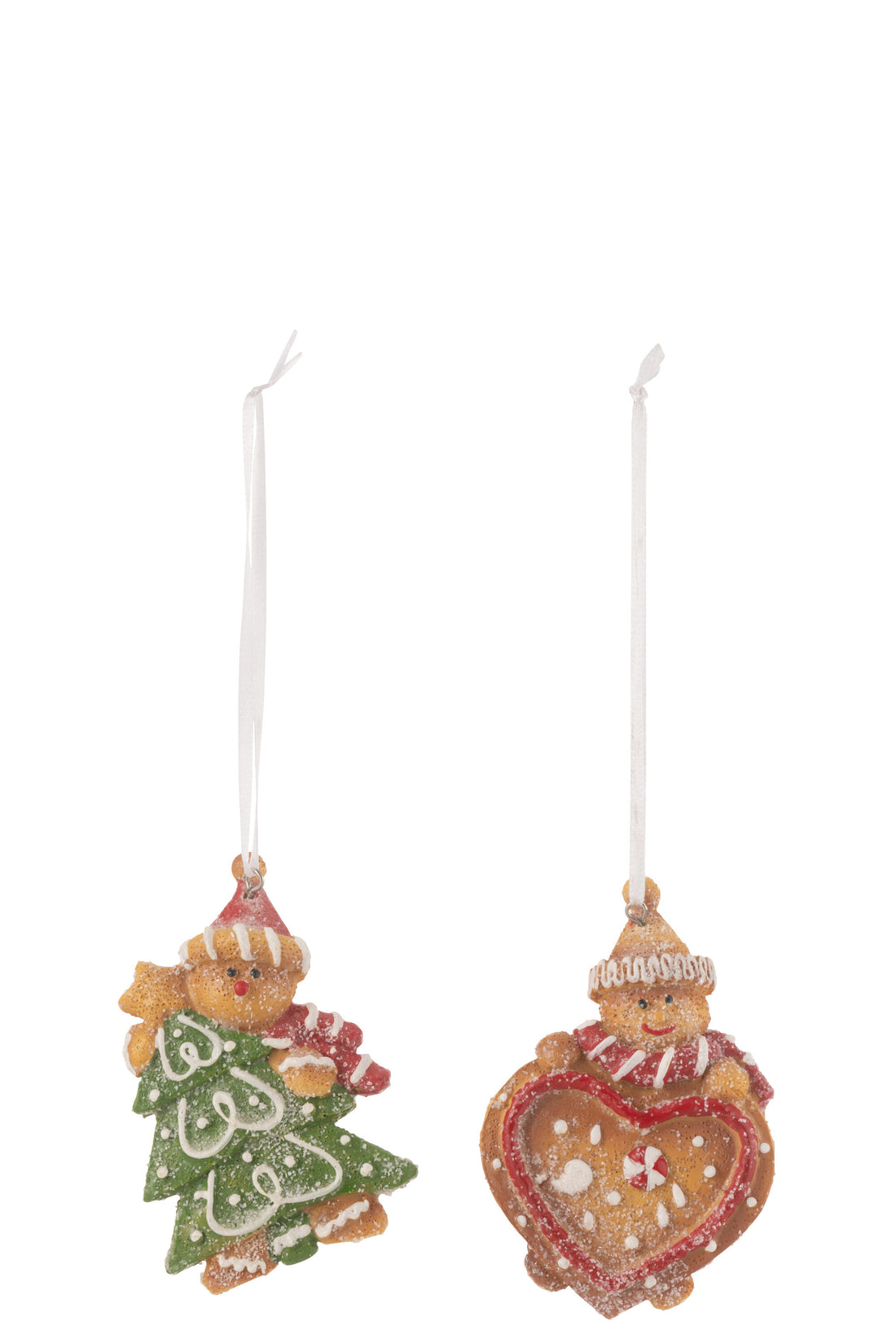 Hanger Gingerbread Resin Mix Assortment Of 2