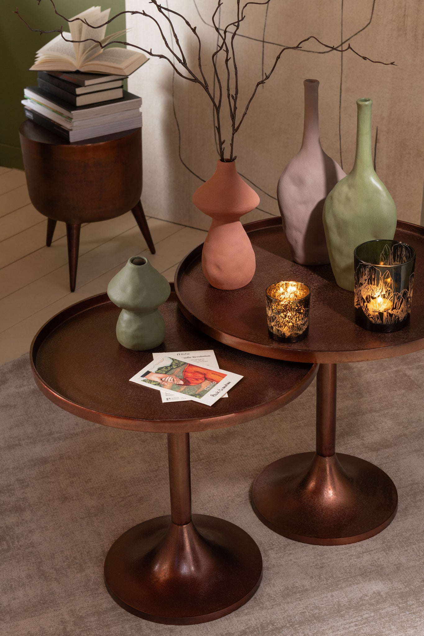 Vaas Paddenstoel Porselein Mix Klein Assortiment Van 3