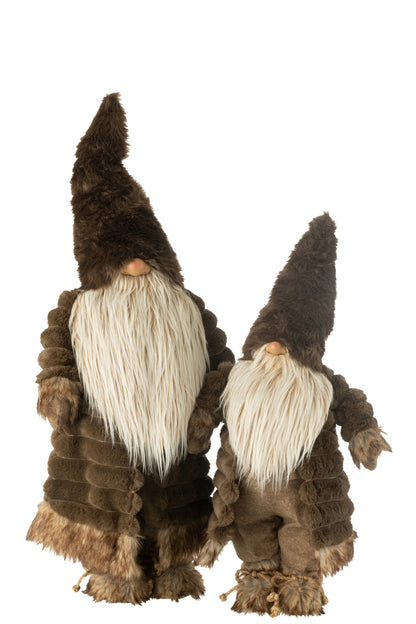 Kabouterbos Textiel Bruin Groot
