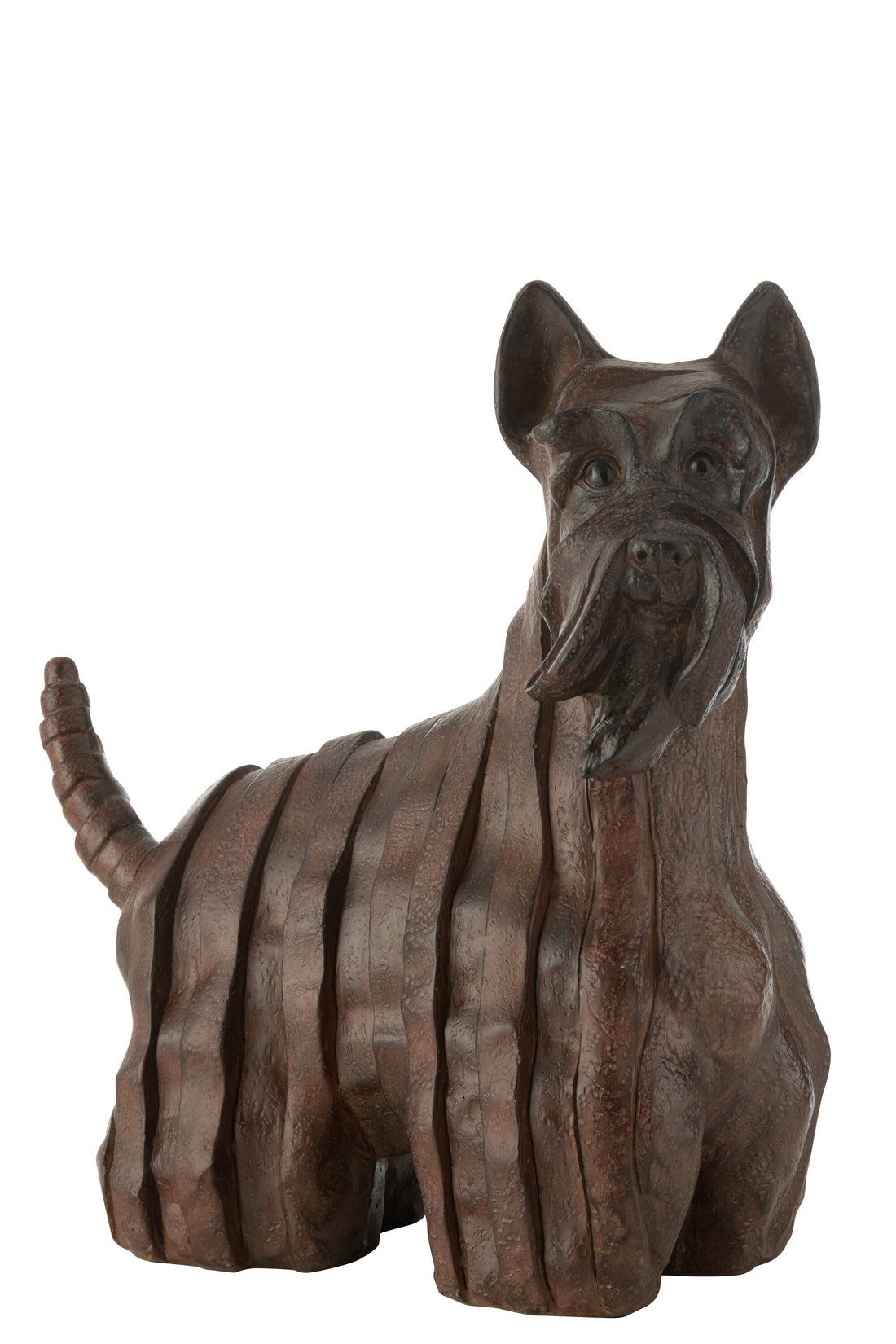 J-Line Scotse Terrier Hond Modern Resine Bruin Large