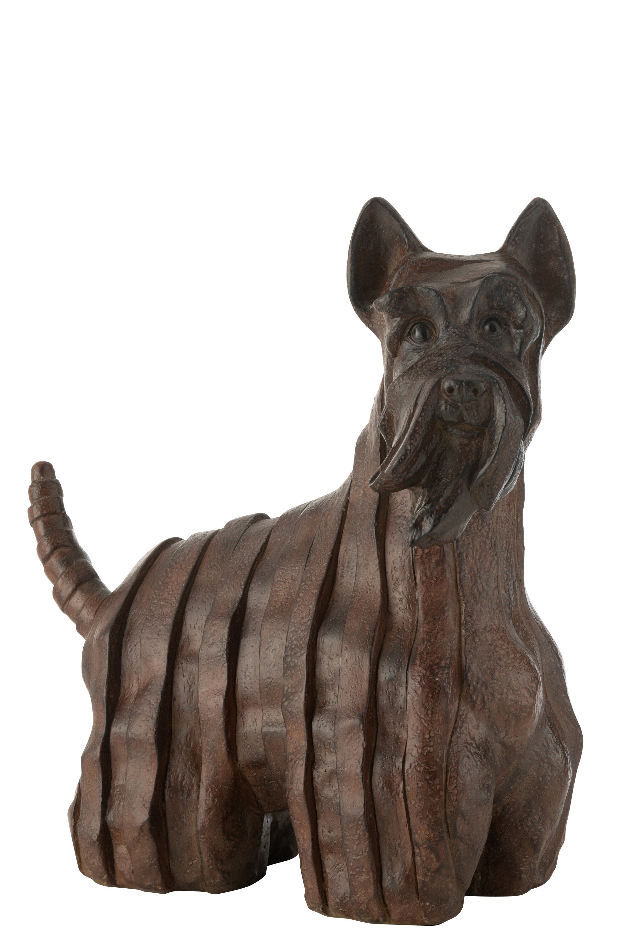 J-Line Scotse Terrier Hond Modern Resine Bruin Large