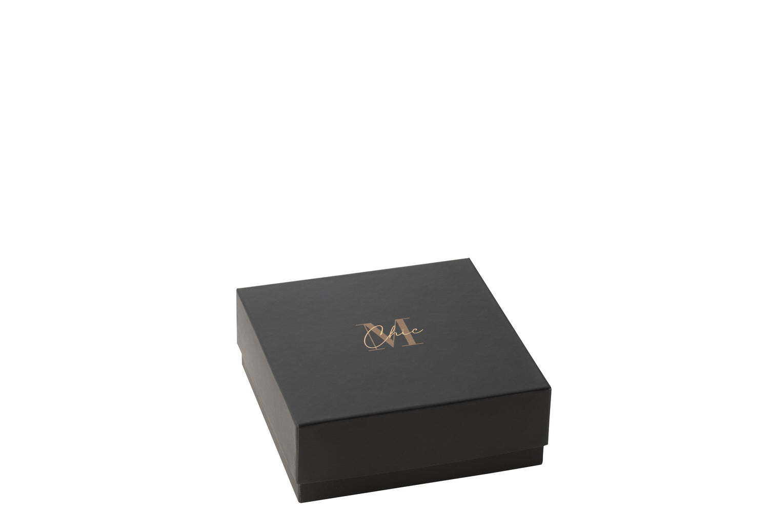 Geurkaars Livia Glas Goud/Zwart Medium-20H