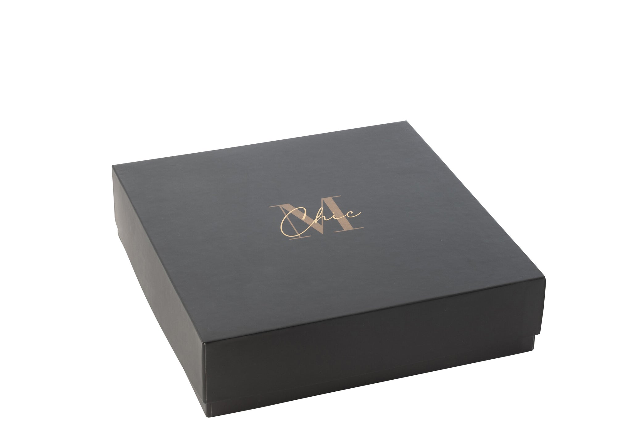 Geurkaars M-Chic Glas Goud/Zwart Extra Groot -35H