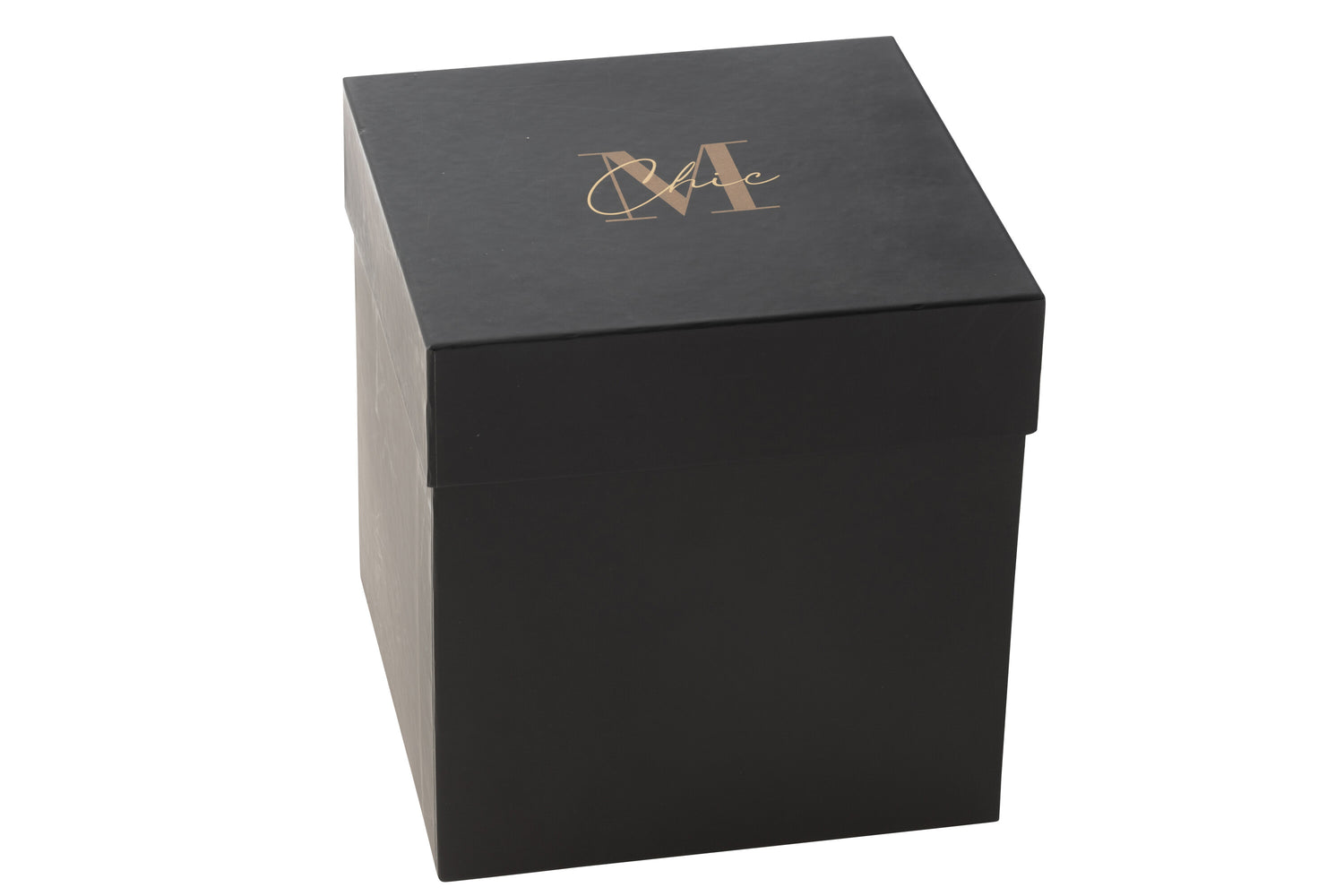 Geurkaars Deluxe Glas Goud/Zwart Groot-140H