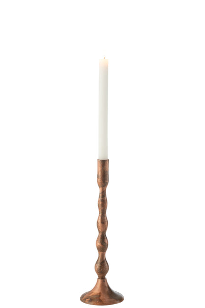 Kaarsenhouder Sha Metaal Koper Middelgroot