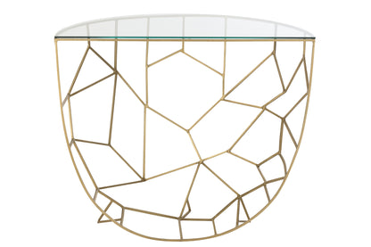 Console Moza Metaal/Glas Goud