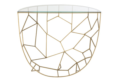 Console Moza Metaal/Glas Goud