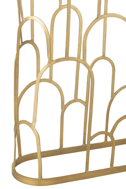 Console Moza Metaal/Marmer Goud