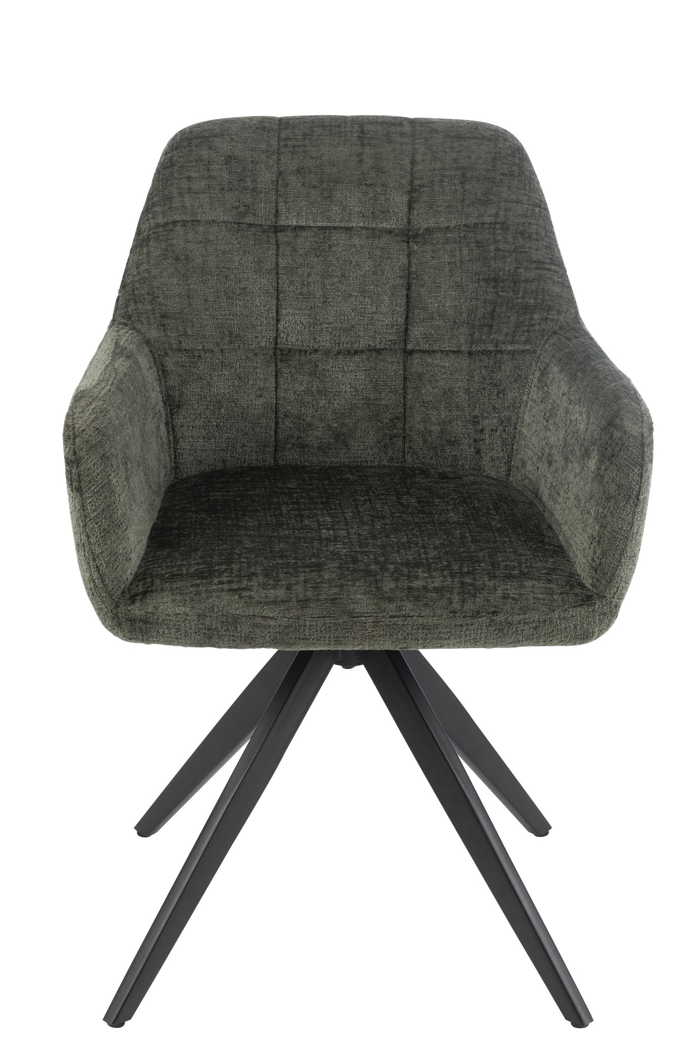J-Line Stoel Louna Ijzer/Acryl Groen