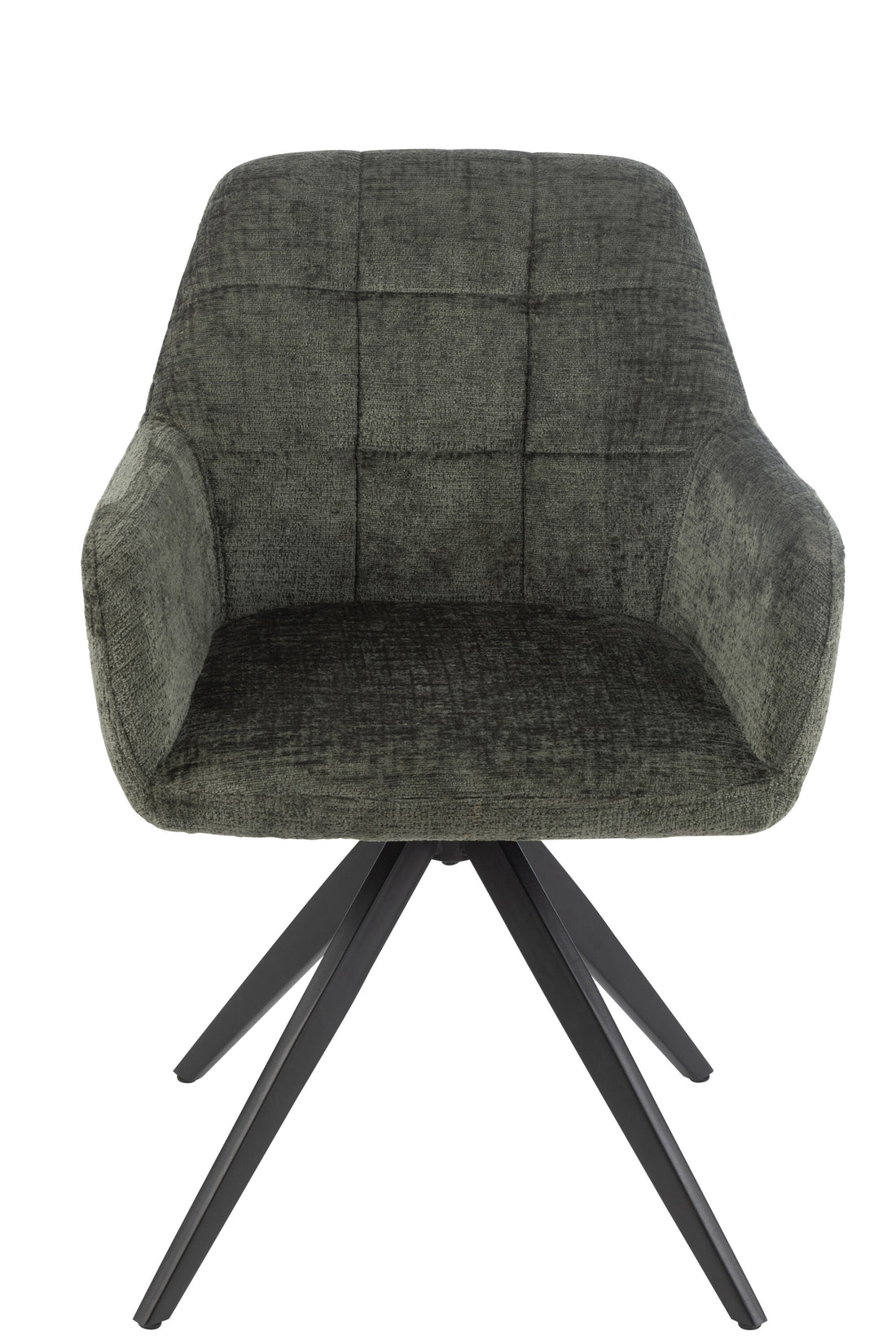 J-Line Stoel Louna Ijzer/Acryl Groen