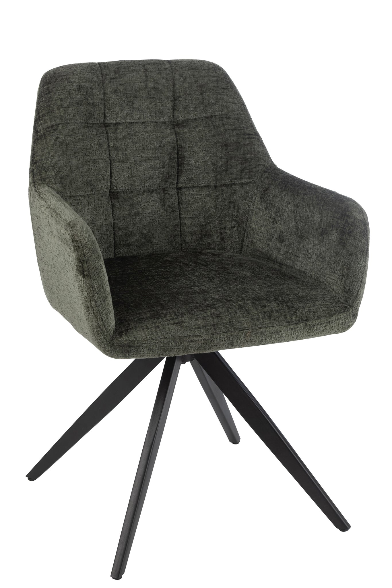 J-Line Stoel Louna Ijzer/Acryl Groen
