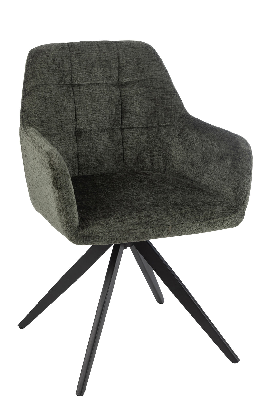 J-Line Stoel Louna Ijzer/Acryl Groen