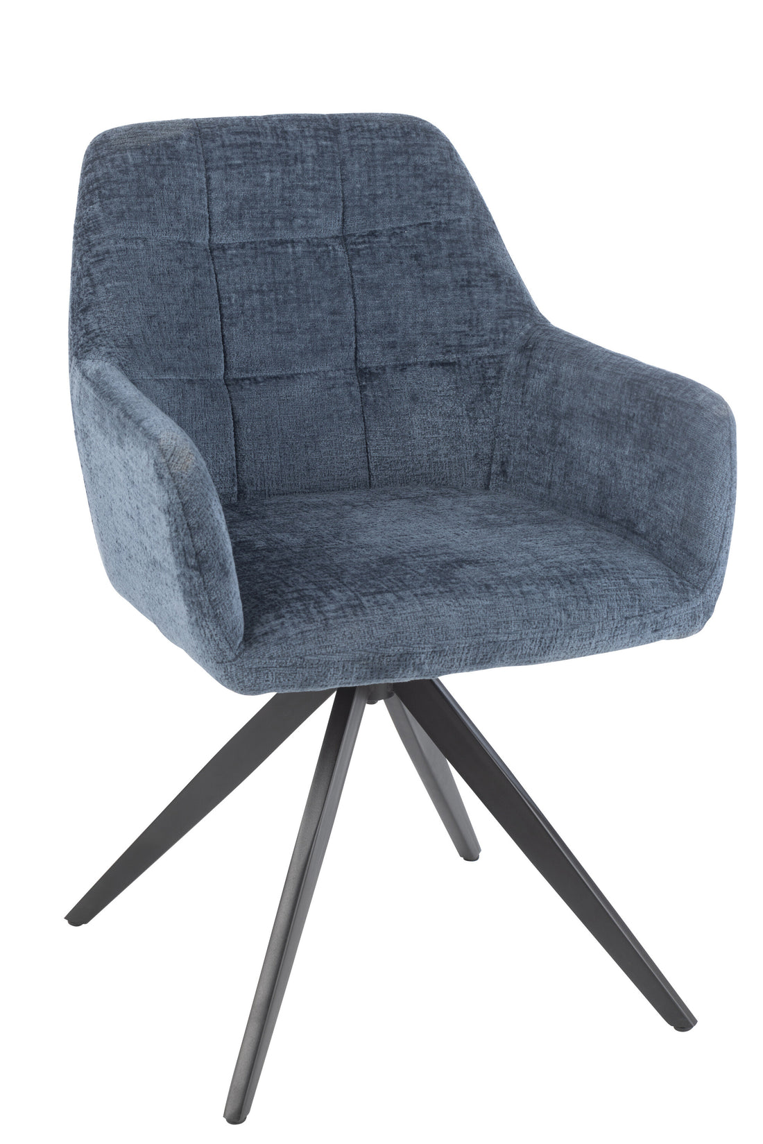 J-Line Stoel Louna Ijzer/Acryl Blauw