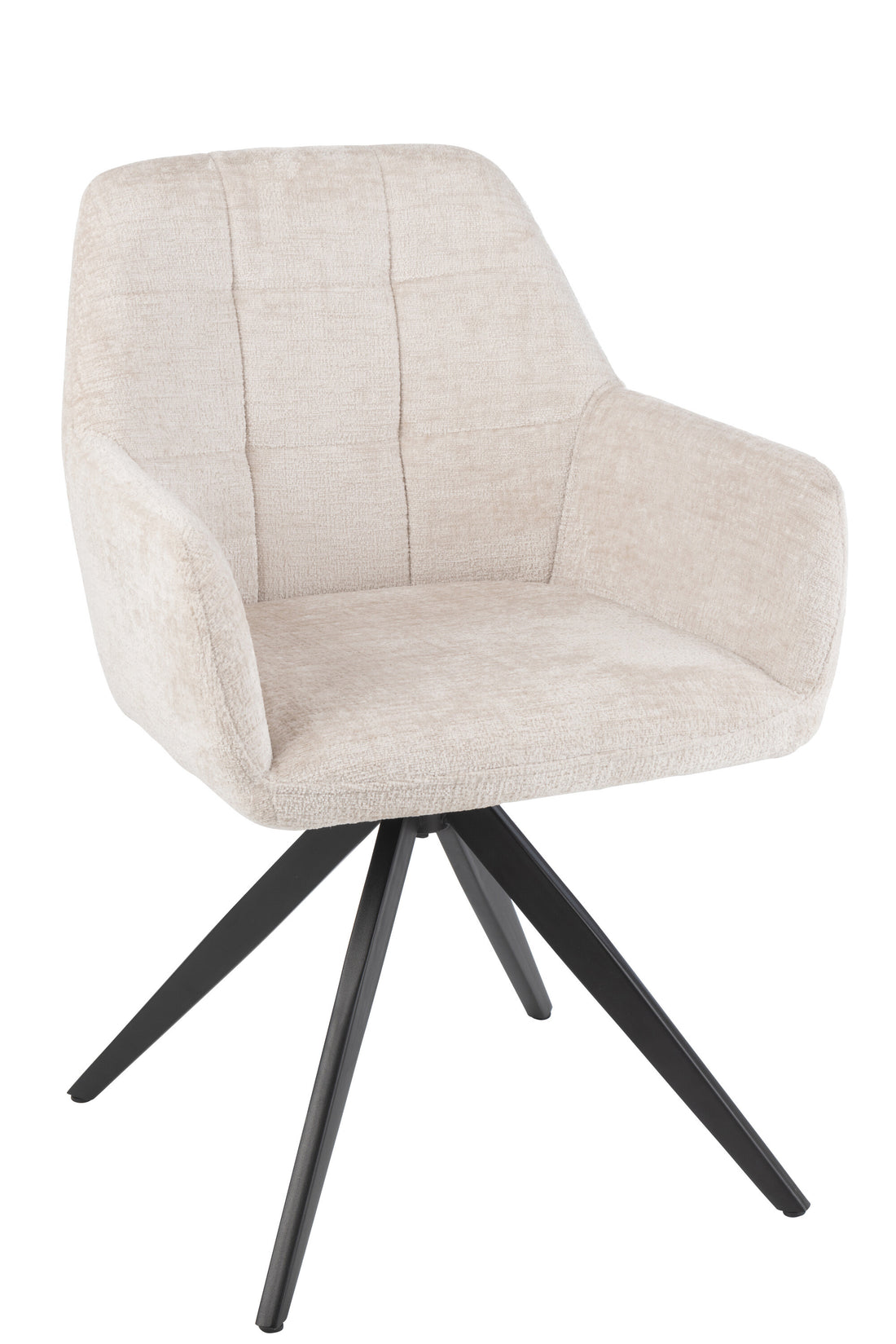 J-Line Stoel Louna Ijzer/Acryl Ivoor