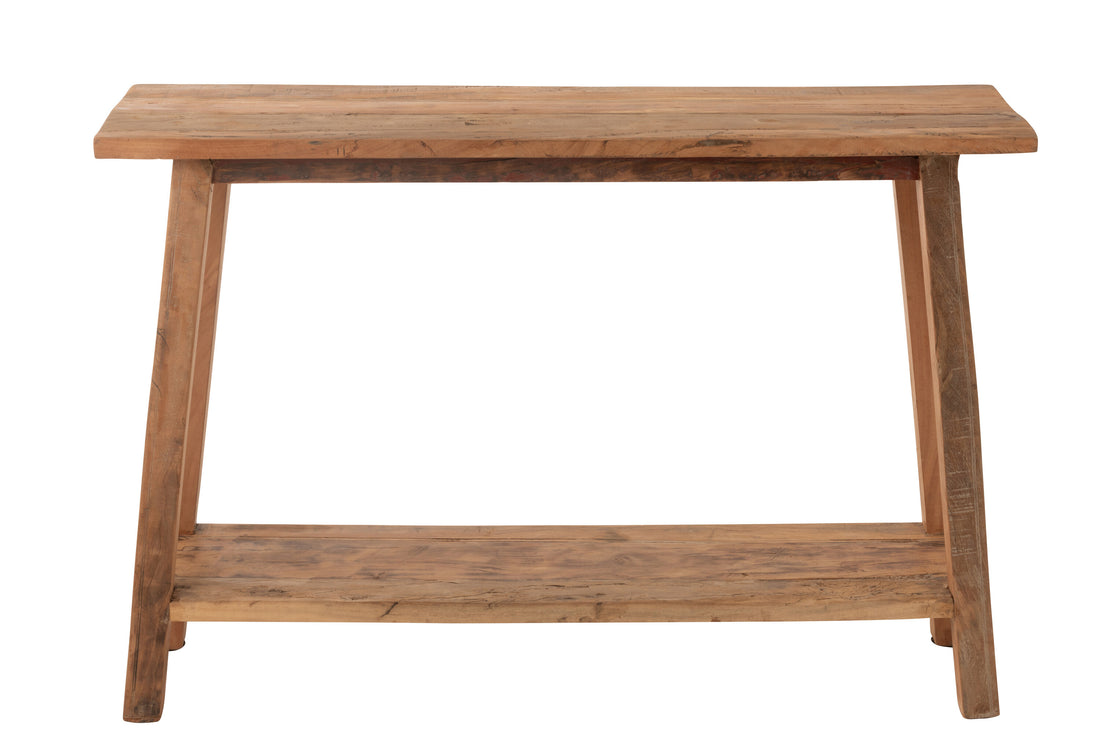 Console Vierkant Gerecycled Hout Natuurlijk