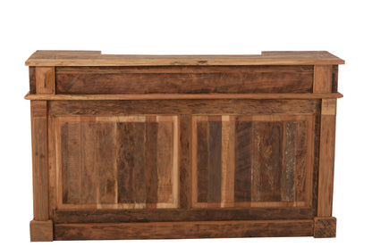 Bar 2 laden Gerecycled Hout Natuurlijk