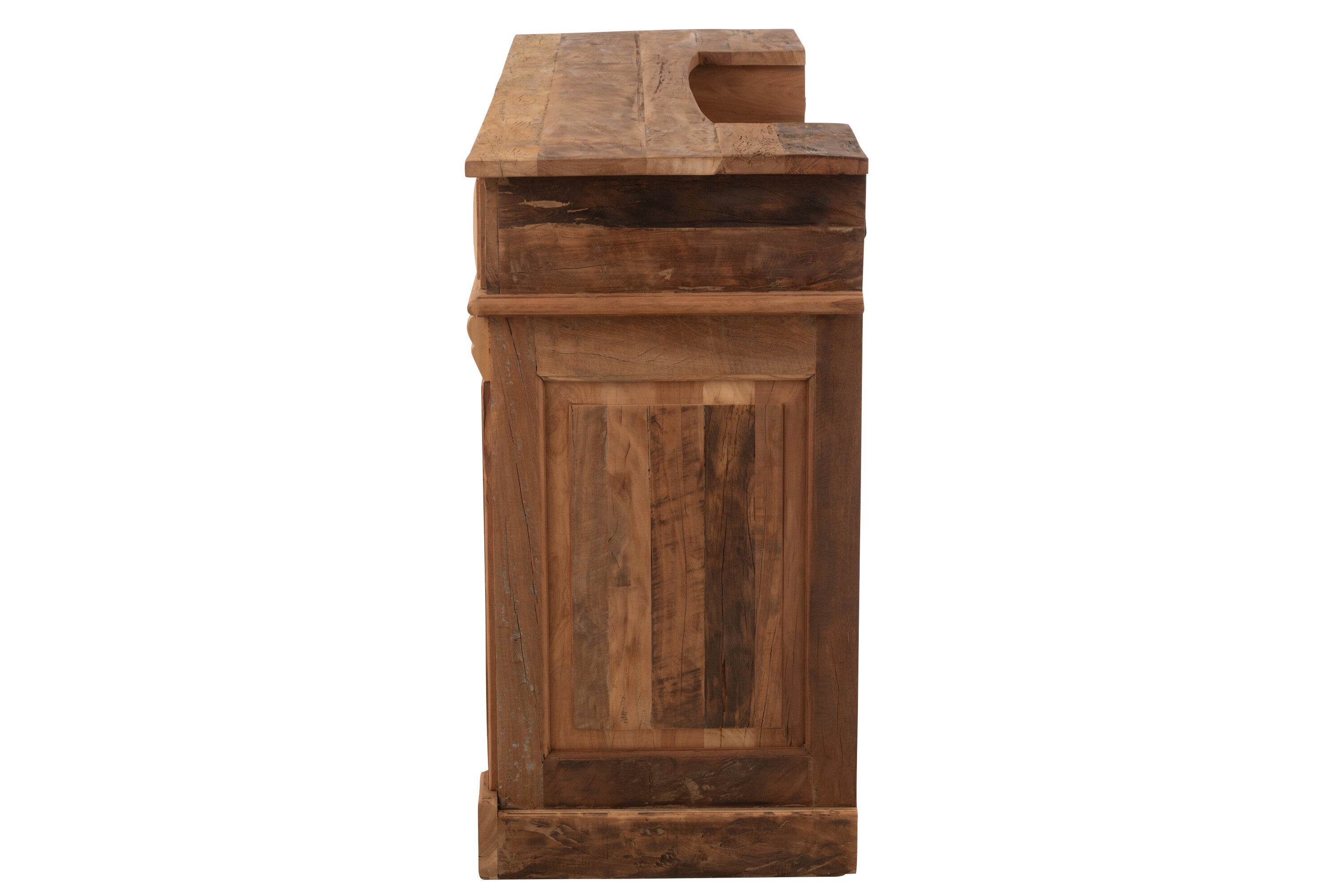 Bar 2 laden Gerecycled Hout Natuurlijk