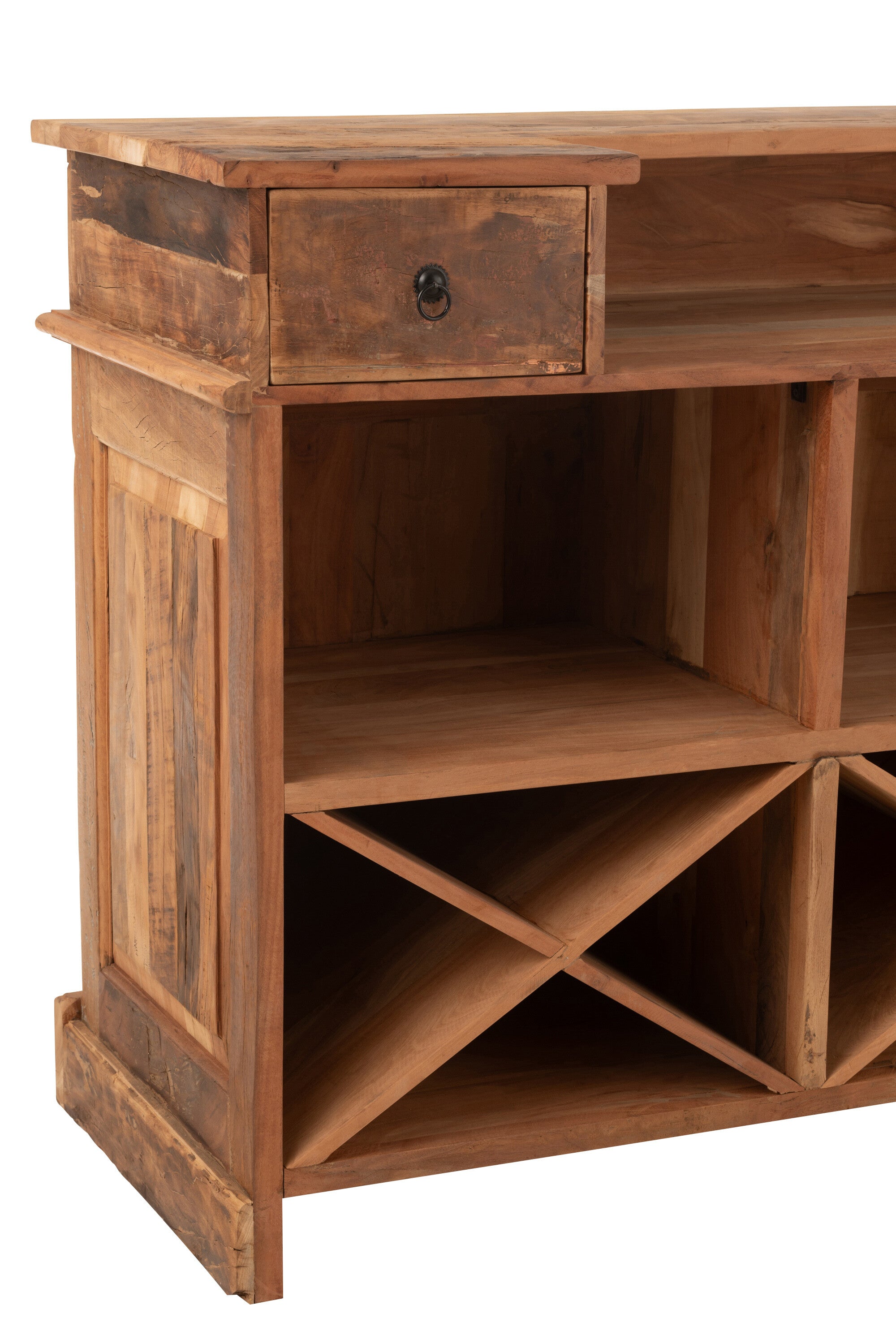 Bar 2 laden Gerecycled Hout Natuurlijk