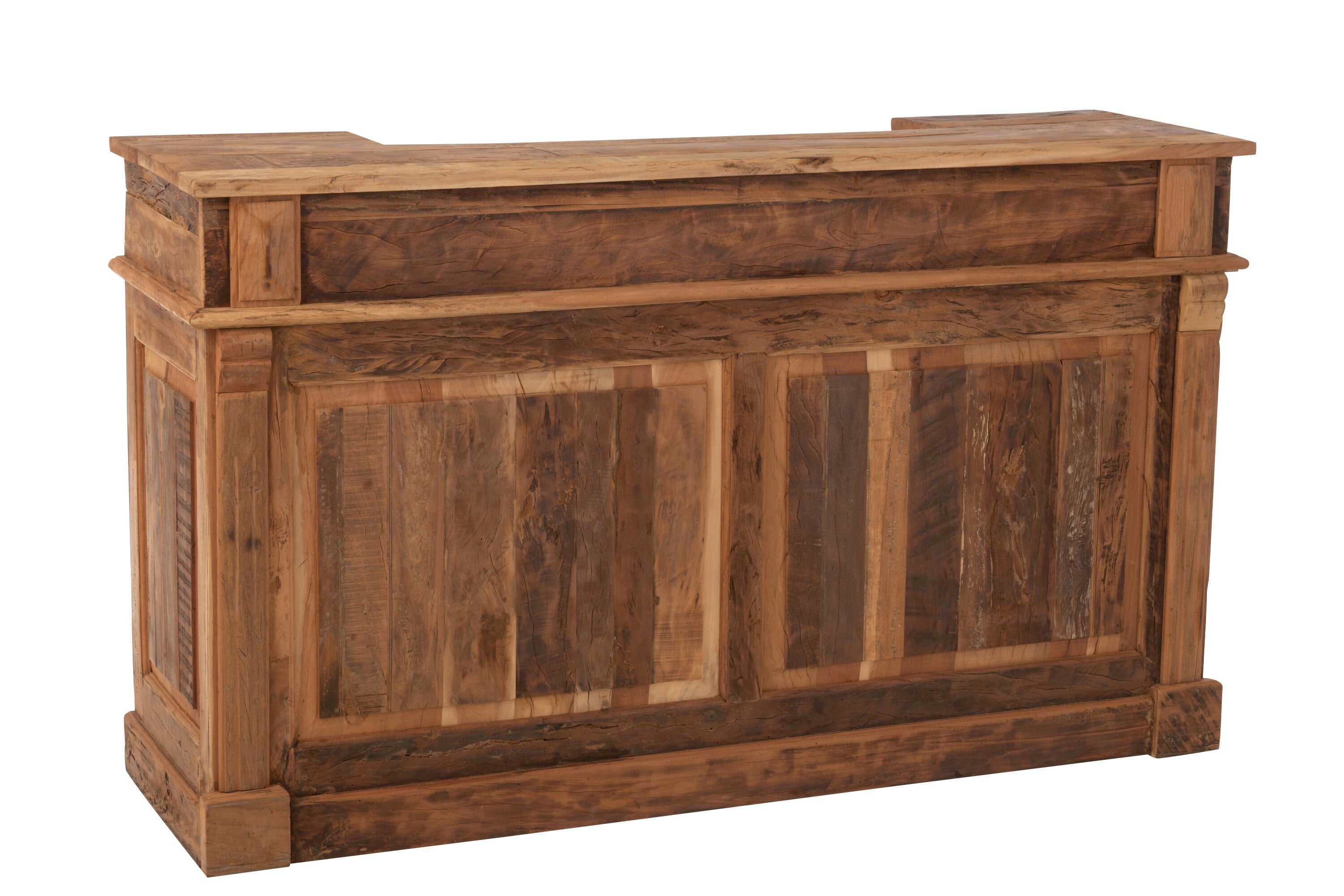 Bar 2 laden Gerecycled Hout Natuurlijk