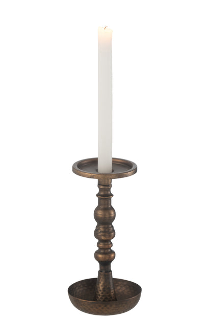 Kaarsenhouder Jere Metaal Bruin