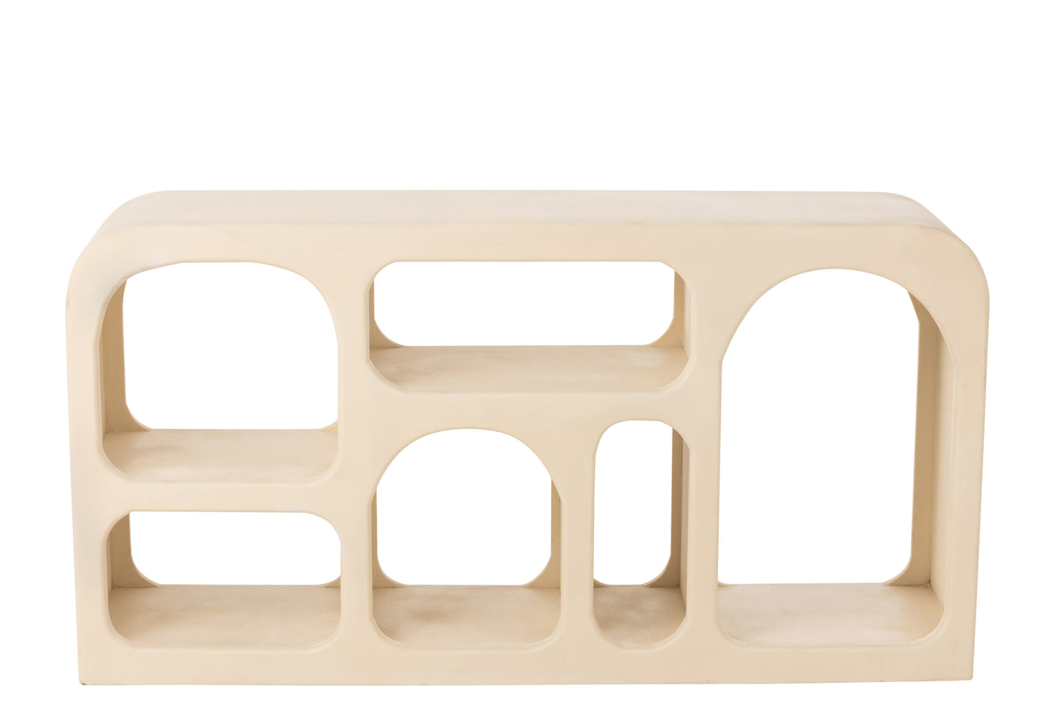 Consolegrot Mangohout Beige