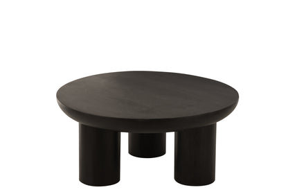 Salontafel Trio Mangohout Zwart