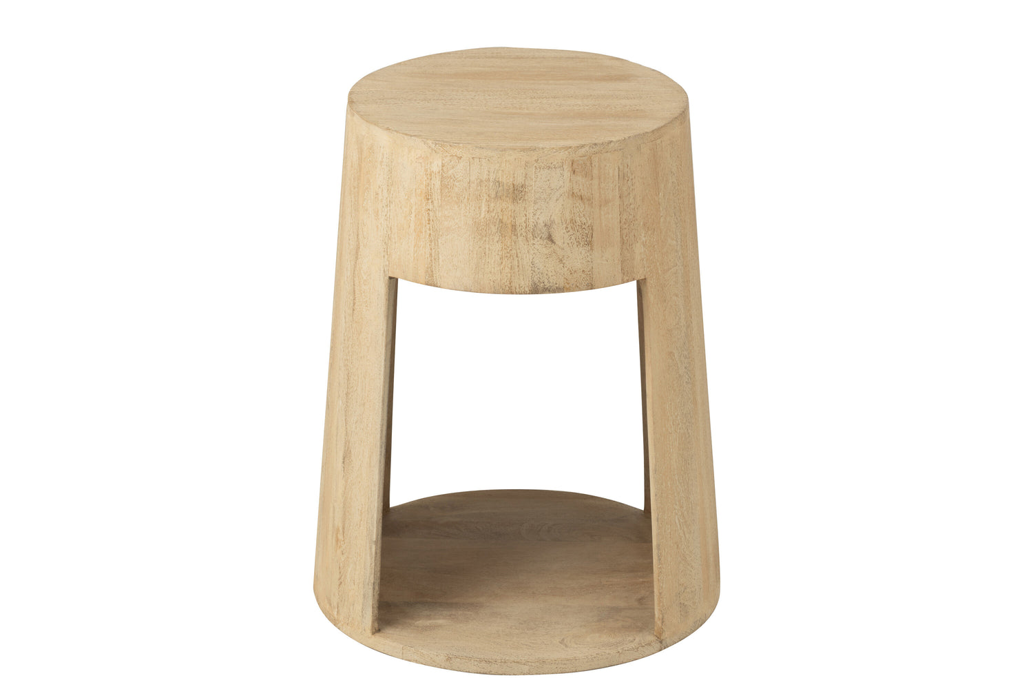 Salontafel getekend mangohout/MDF natuurlijk