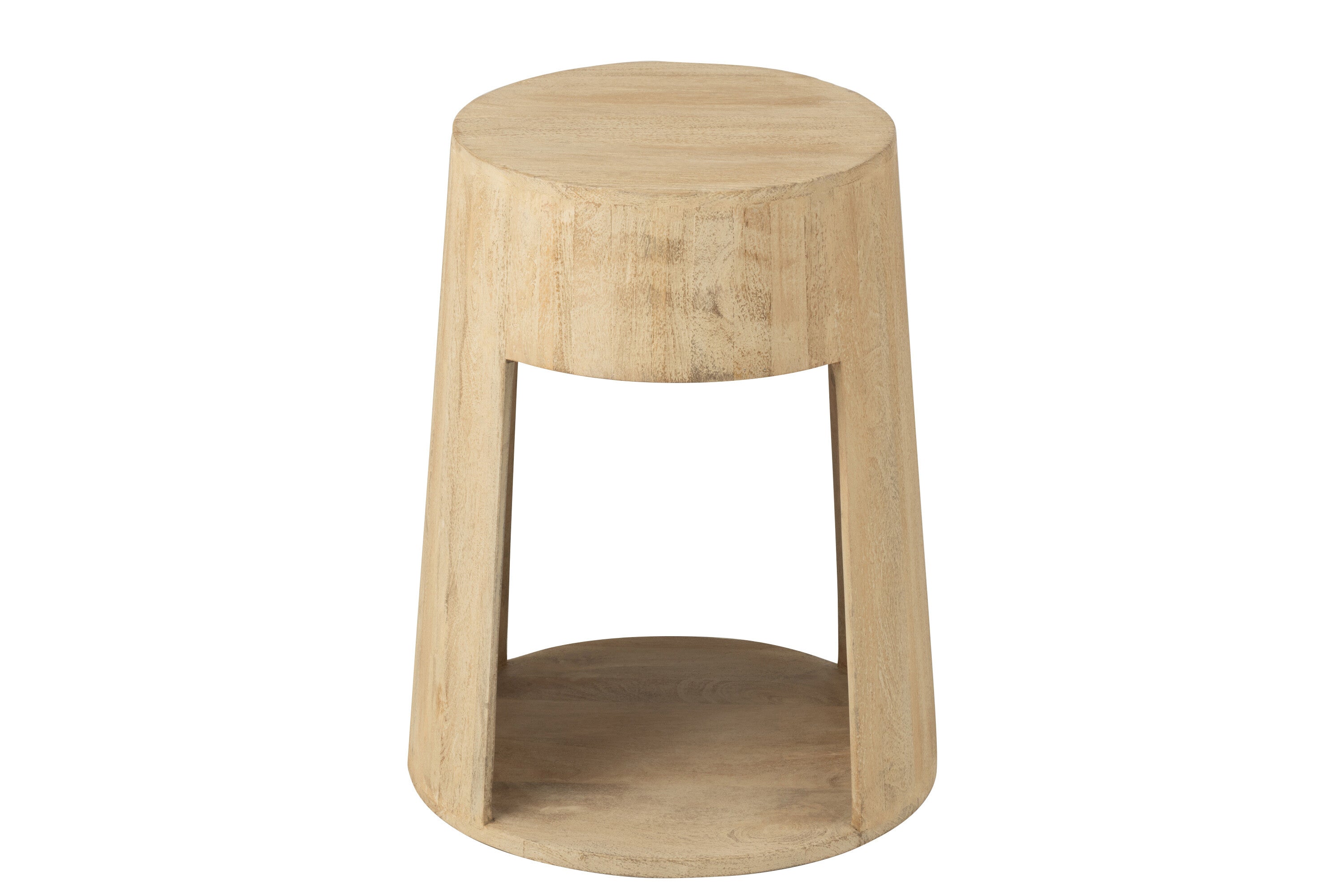 Salontafel getekend mangohout/MDF natuurlijk