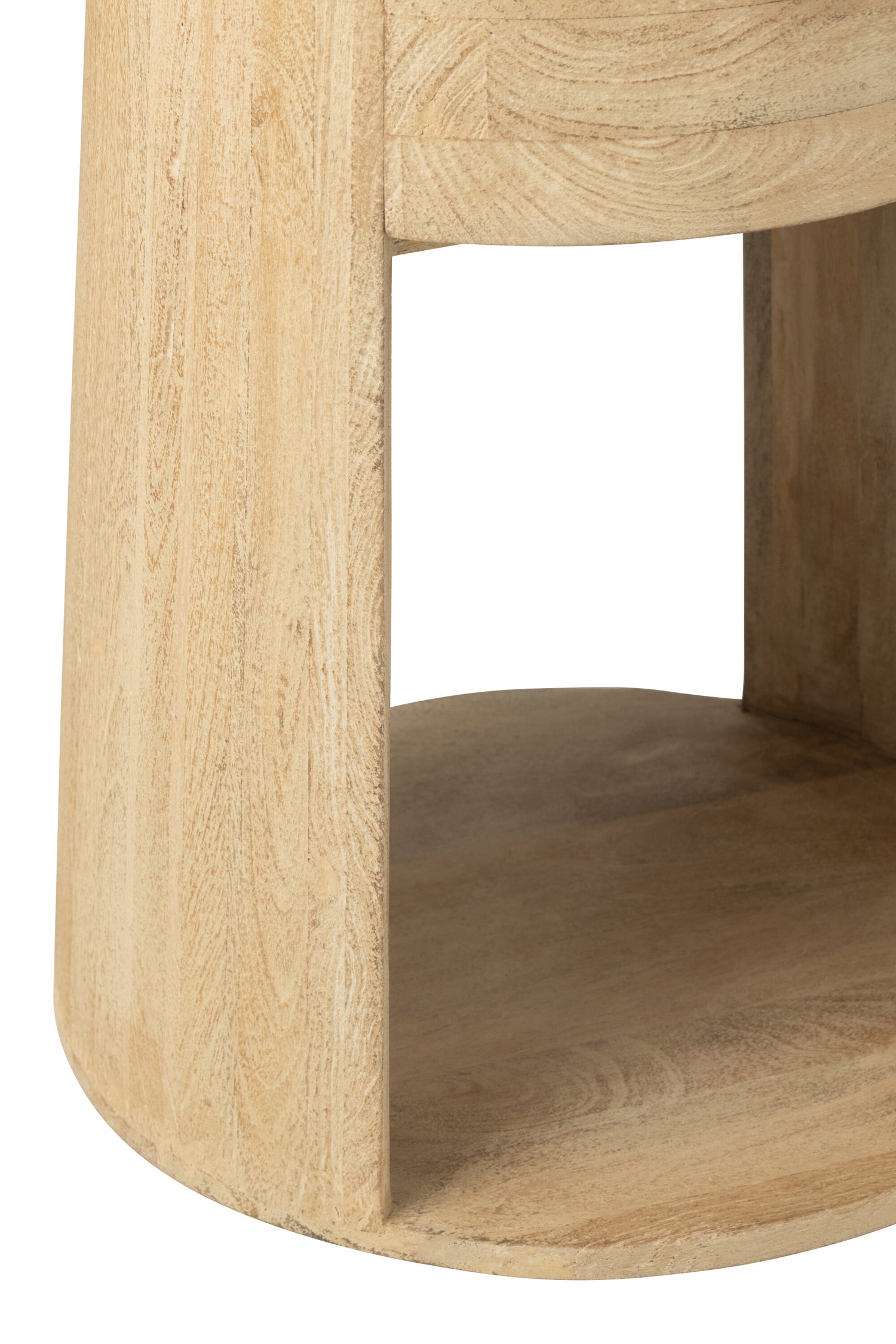 Salontafel getekend mangohout/MDF natuurlijk