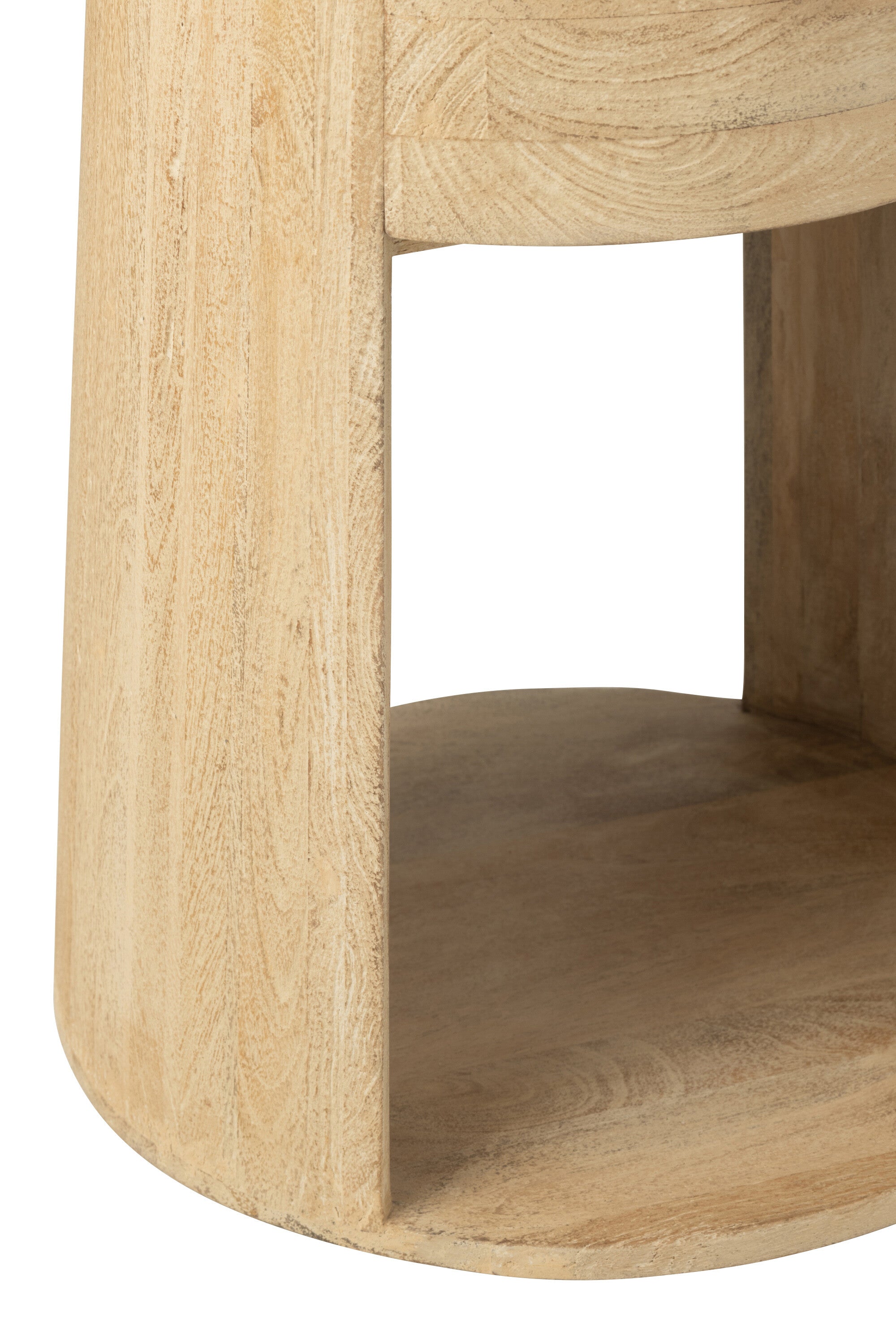 Salontafel getekend mangohout/MDF natuurlijk