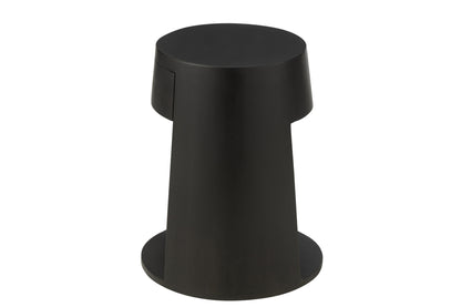 J-Line Bijzettafel Drawn Mango Hout/Mdf Zwart