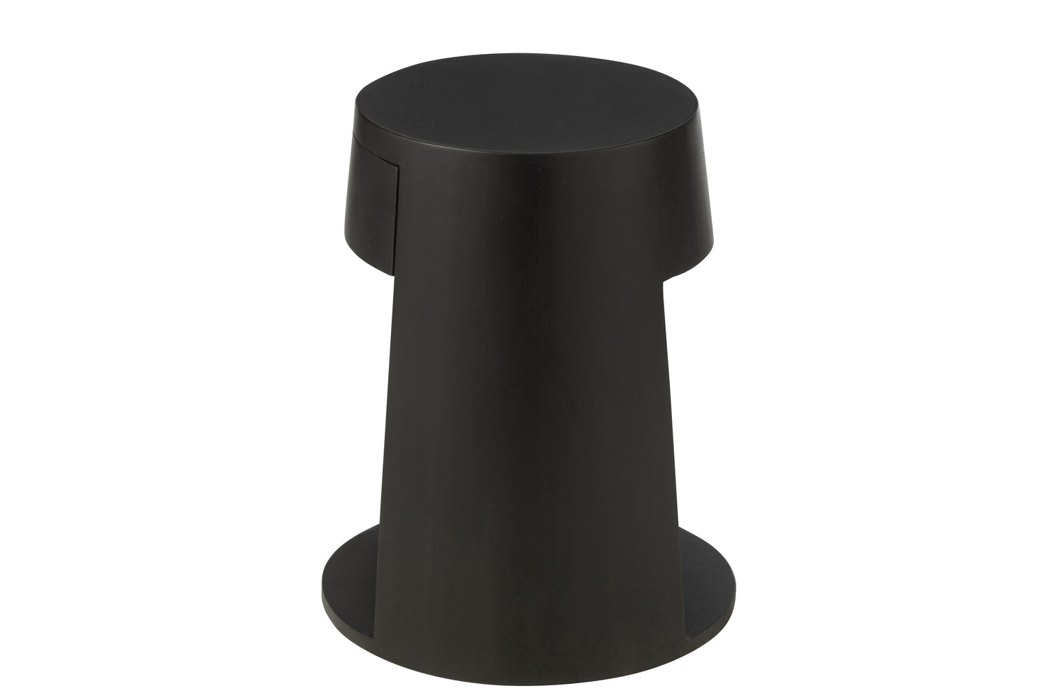 J-Line Bijzettafel Drawn Mango Hout/Mdf Zwart
