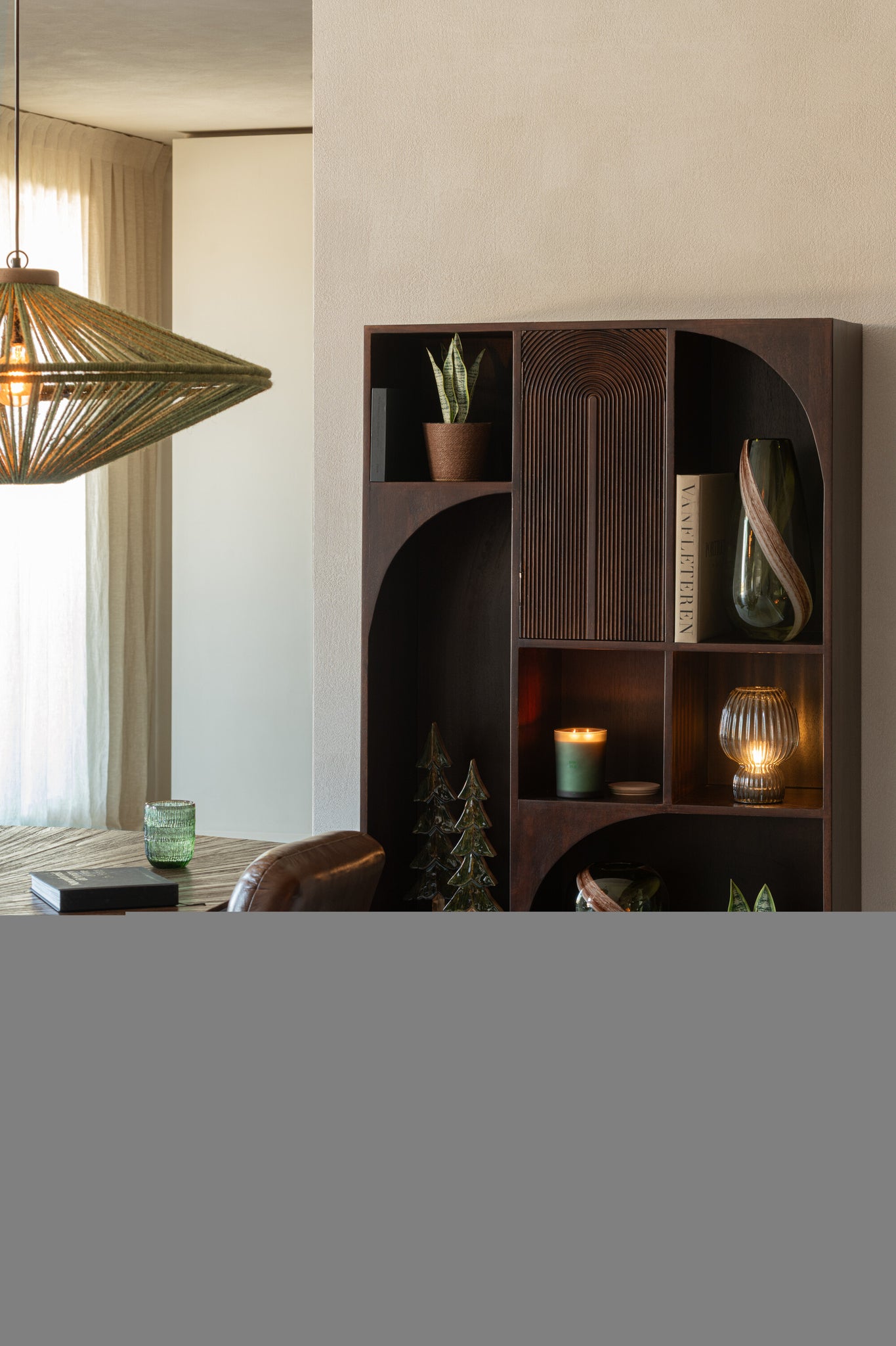 Plankmodus Mangohout/MDF Bruin