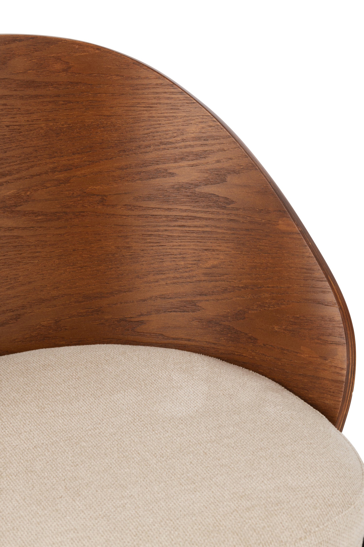 J-Line Stoel Londe Multiplex/Metaal Bruin/Beige