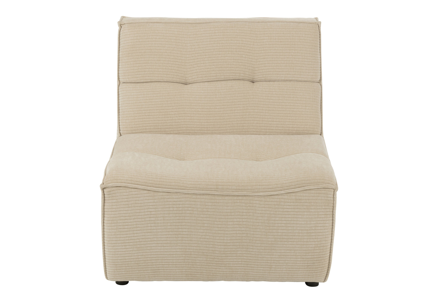 J-Line Stoel Grid Populierenhout/Schuim Beige