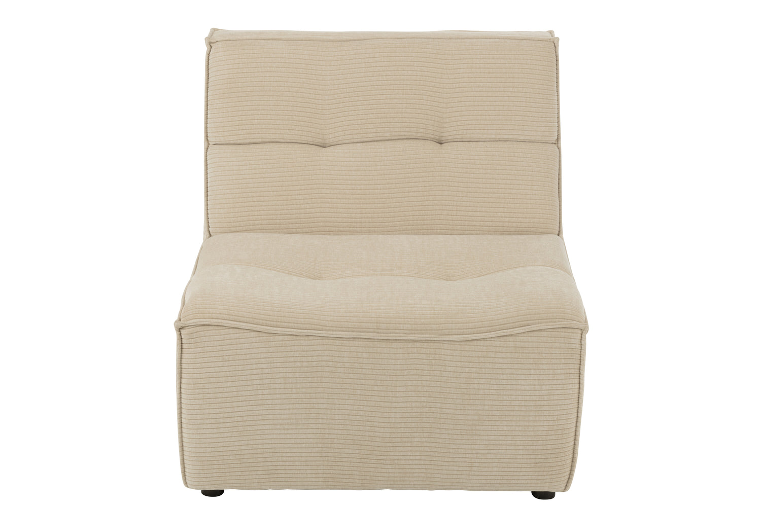 J-Line Stoel Grid Populierenhout/Schuim Beige