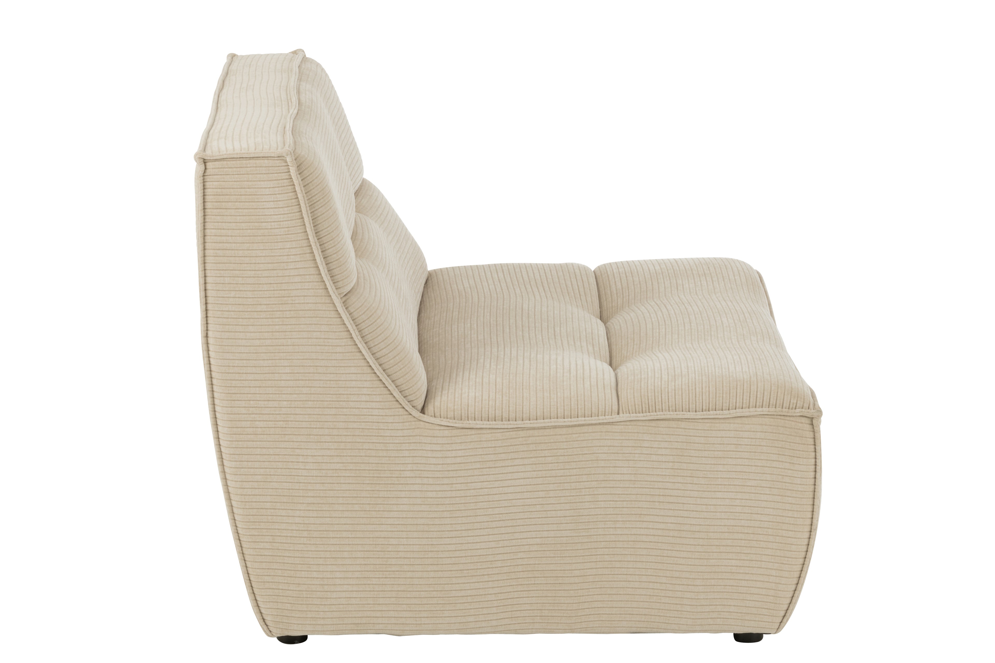 J-Line Stoel Grid Populierenhout/Schuim Beige