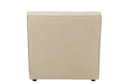 J-Line Stoel Grid Populierenhout/Schuim Beige