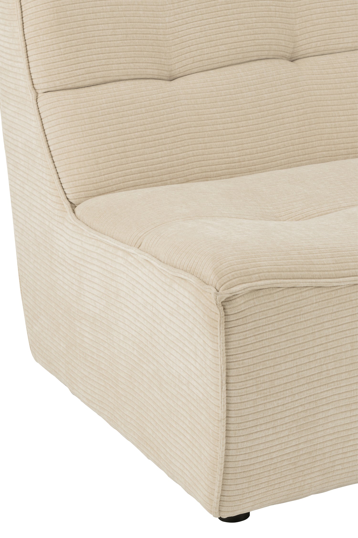 J-Line Stoel Grid Populierenhout/Schuim Beige