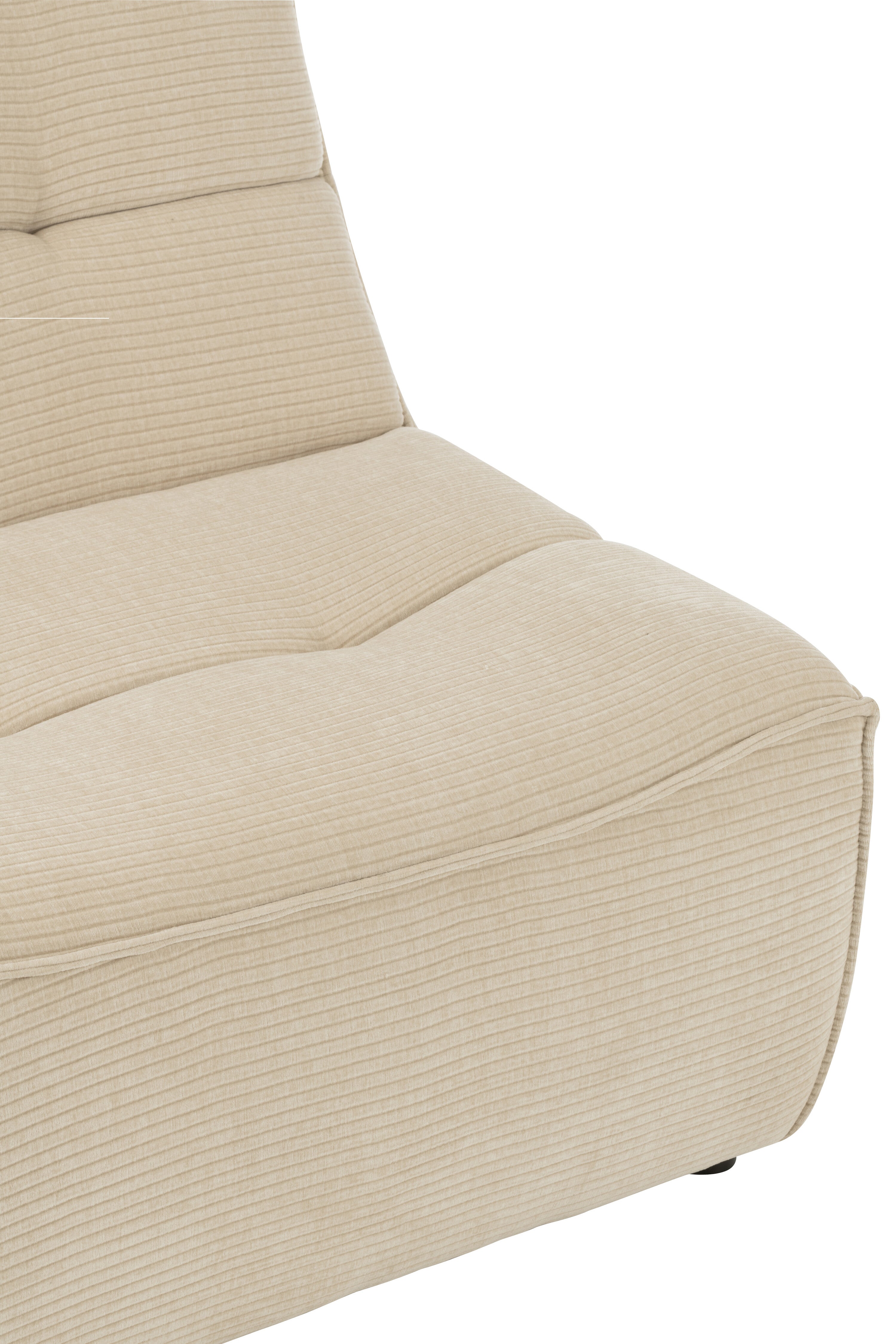 J-Line Stoel Grid Populierenhout/Schuim Beige