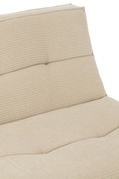 J-Line Stoel Grid Populierenhout/Schuim Beige