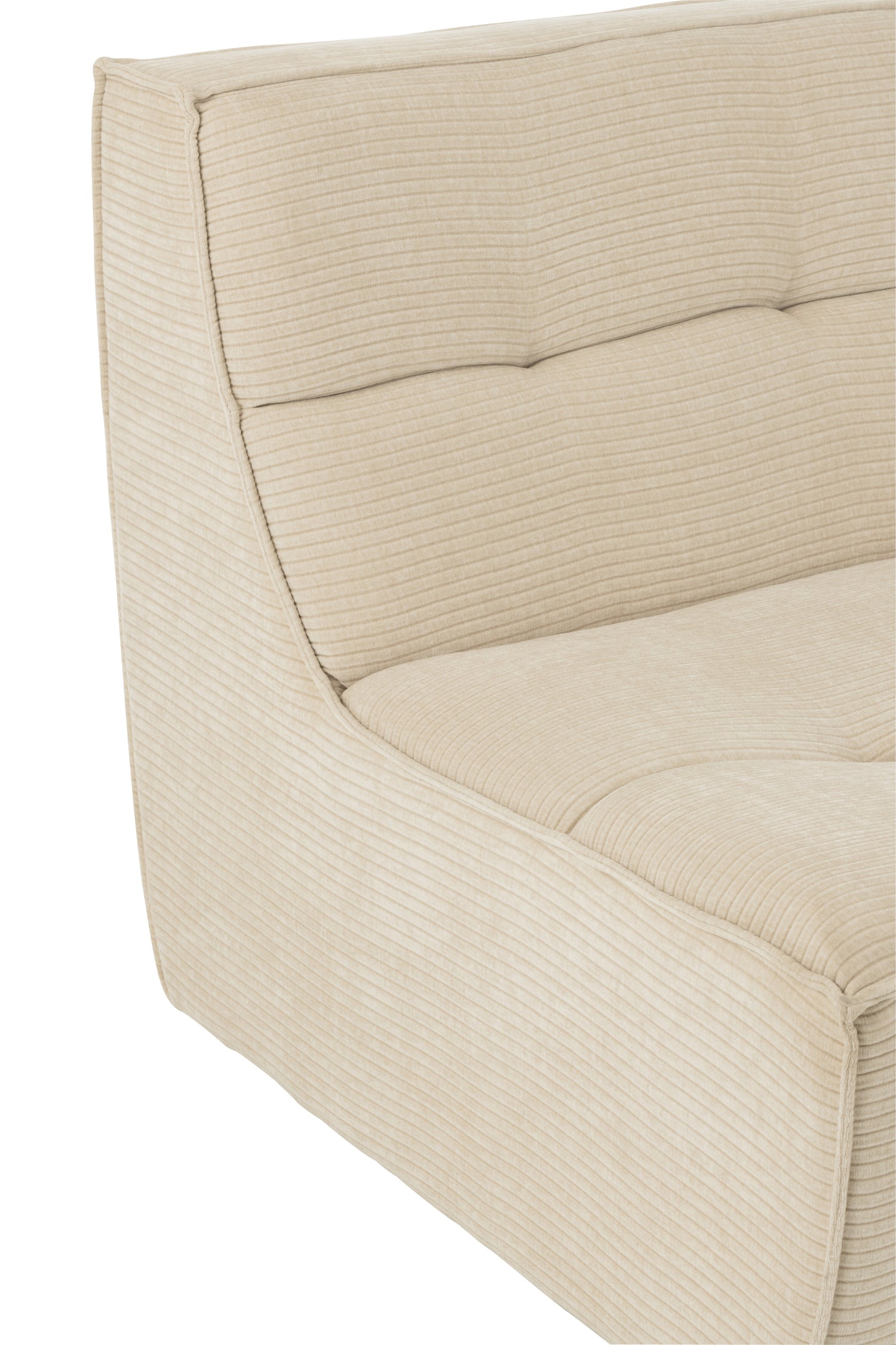 J-Line Stoel Grid Populierenhout/Schuim Beige