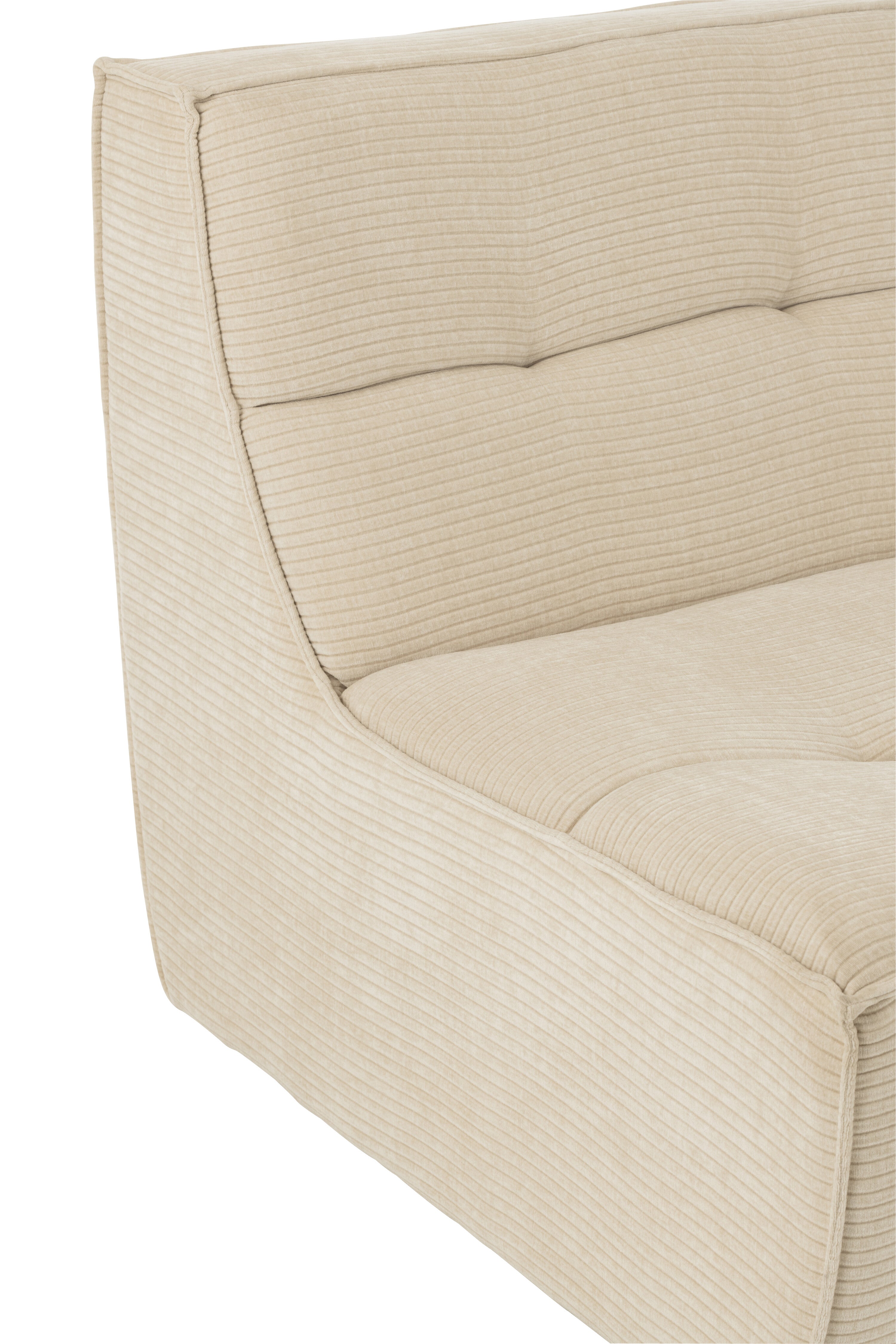 J-Line Stoel Grid Populierenhout/Schuim Beige