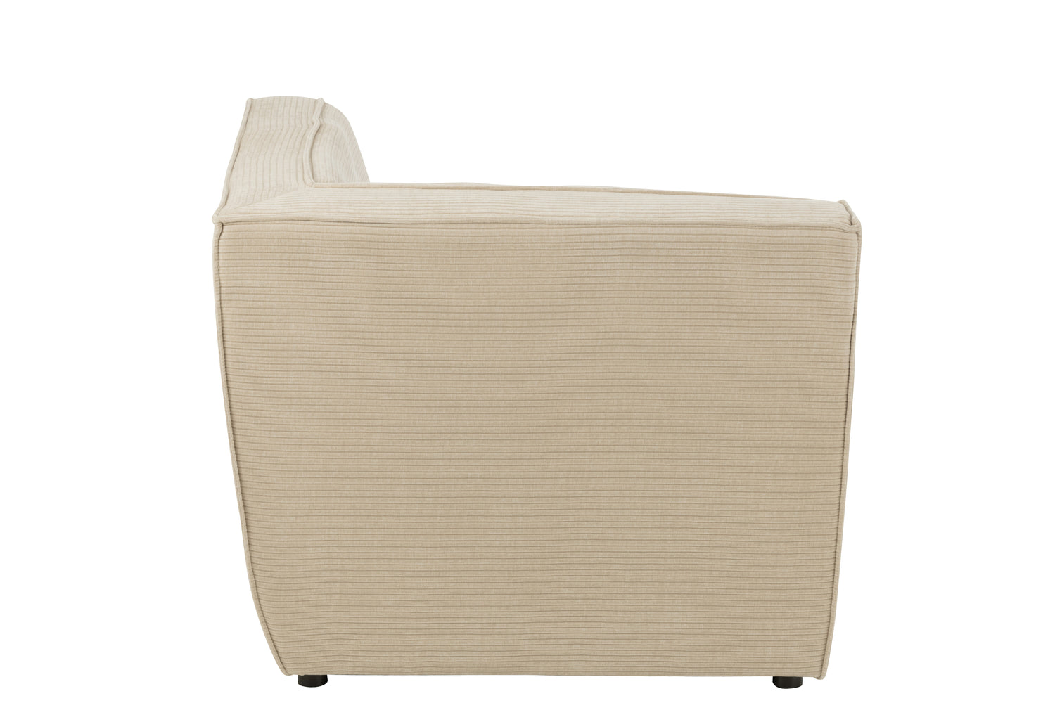 J-Line Hoekzetel Grid Populierenhout/Schuim Beige