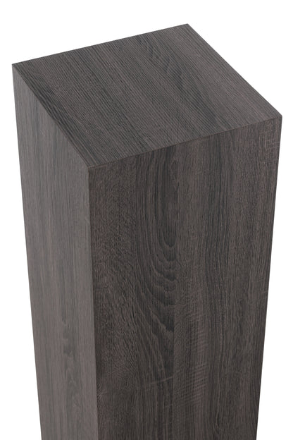 J-Line Sokkel Rechthoekig Grijs Mdf/Fineer Medium